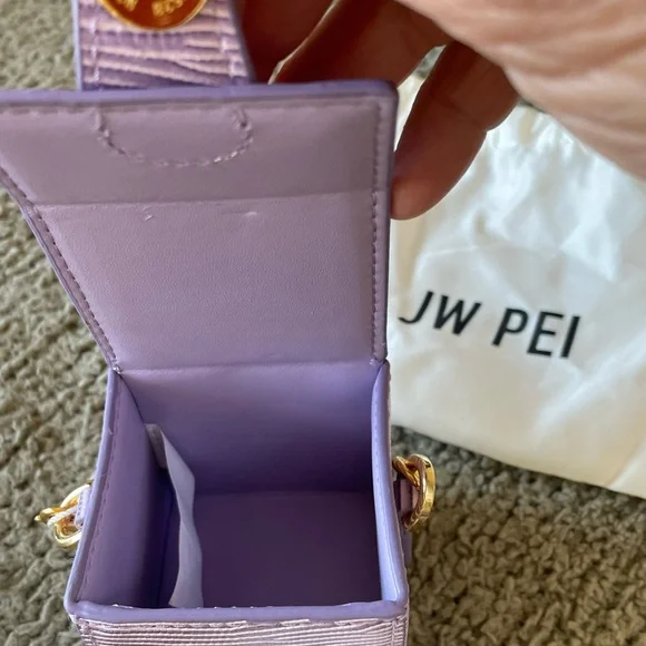 JW PEI Mini Lavender Square Box Bag - Picture 11 of 12